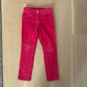 Jacadi Bright Pink Corduroy Pants